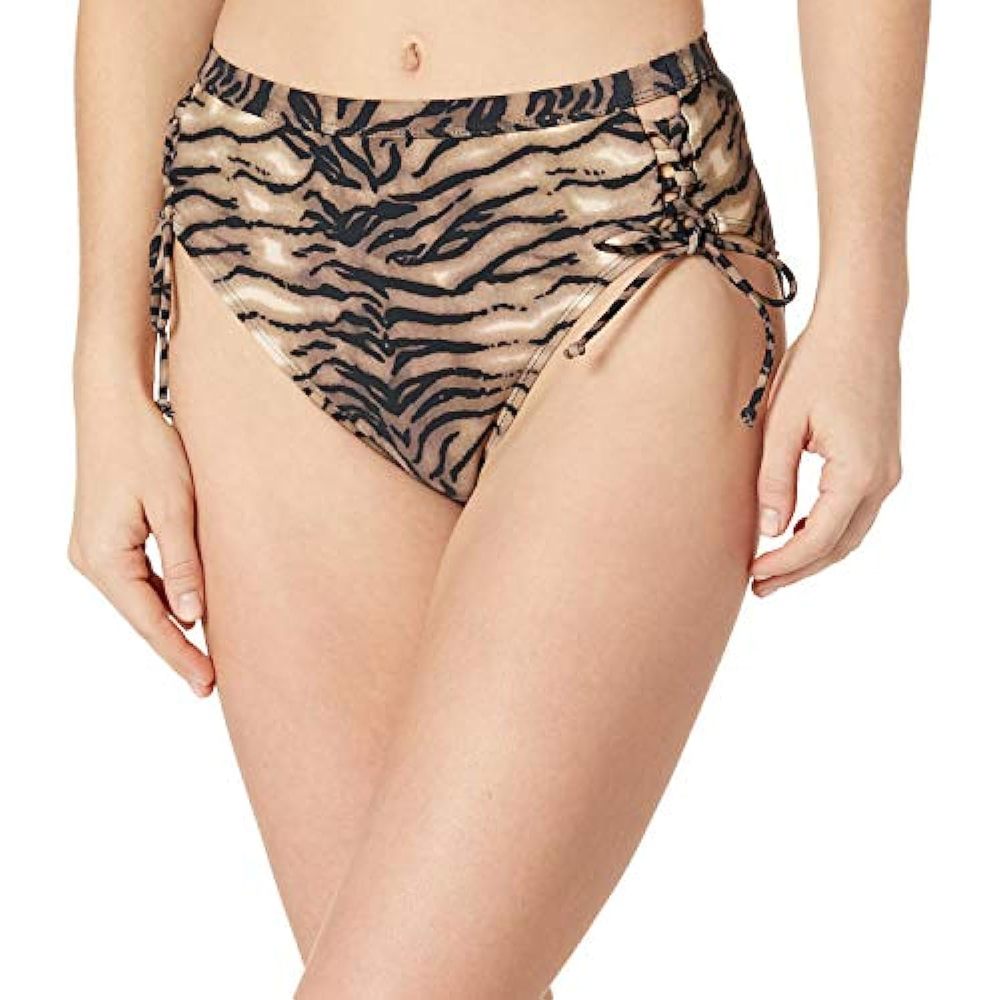 MSRP $59 RACHEL Rachel Roy Women's Standard Bikini Bottom Brown Size XS